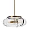 Hello Honey® Robert Stevenson Lighting Alston Brushed Bronze Glass & Metal Ceiling Light